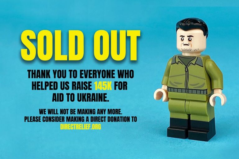 lego figurine Zelensky