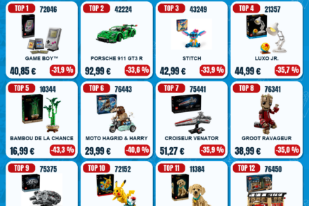 Bons plans LEGO Amazon : les 12 meilleures promotions du 19 juillet 2026