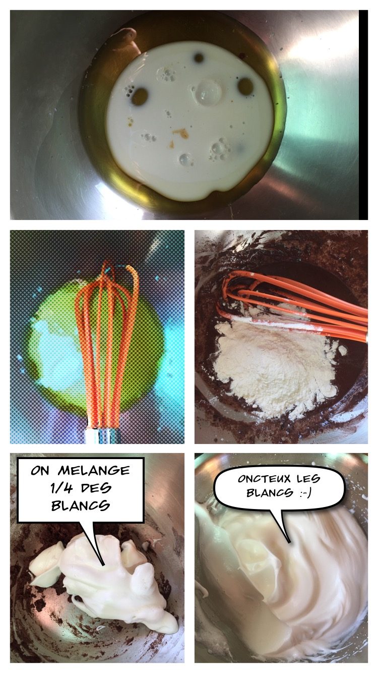 Angel cake chocolat