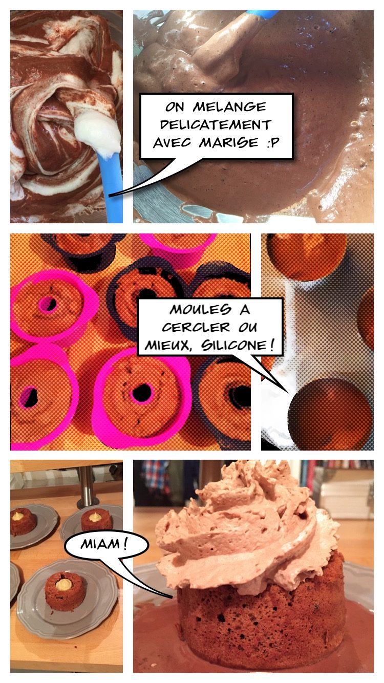 Angel cake chocolat