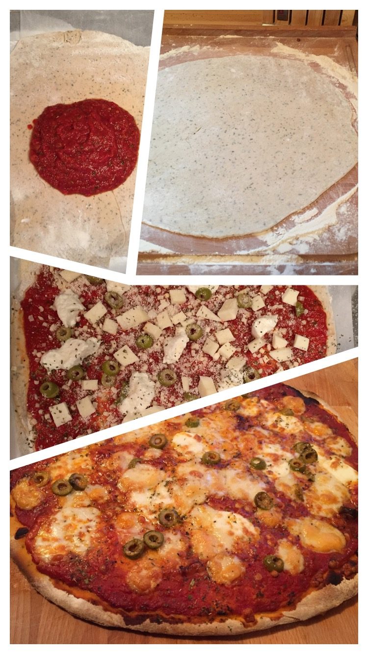 La pâte à pizza de Carolina