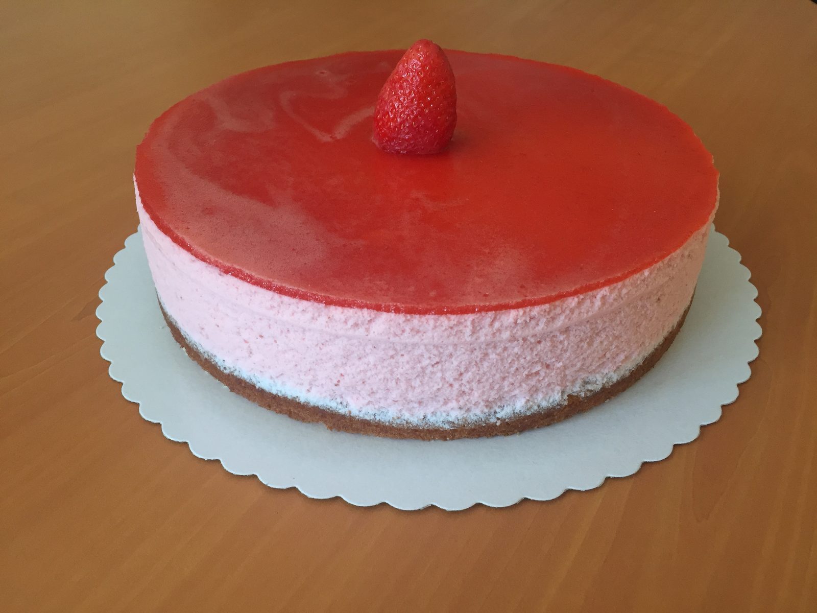Le bavarois aux fraises facile