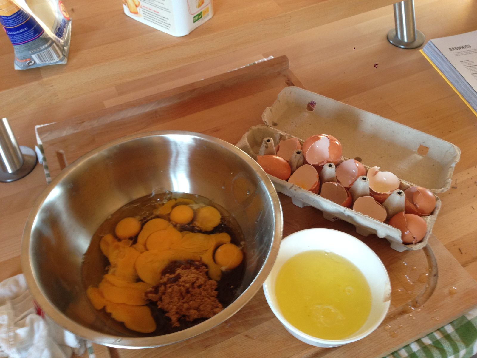 dans le four!