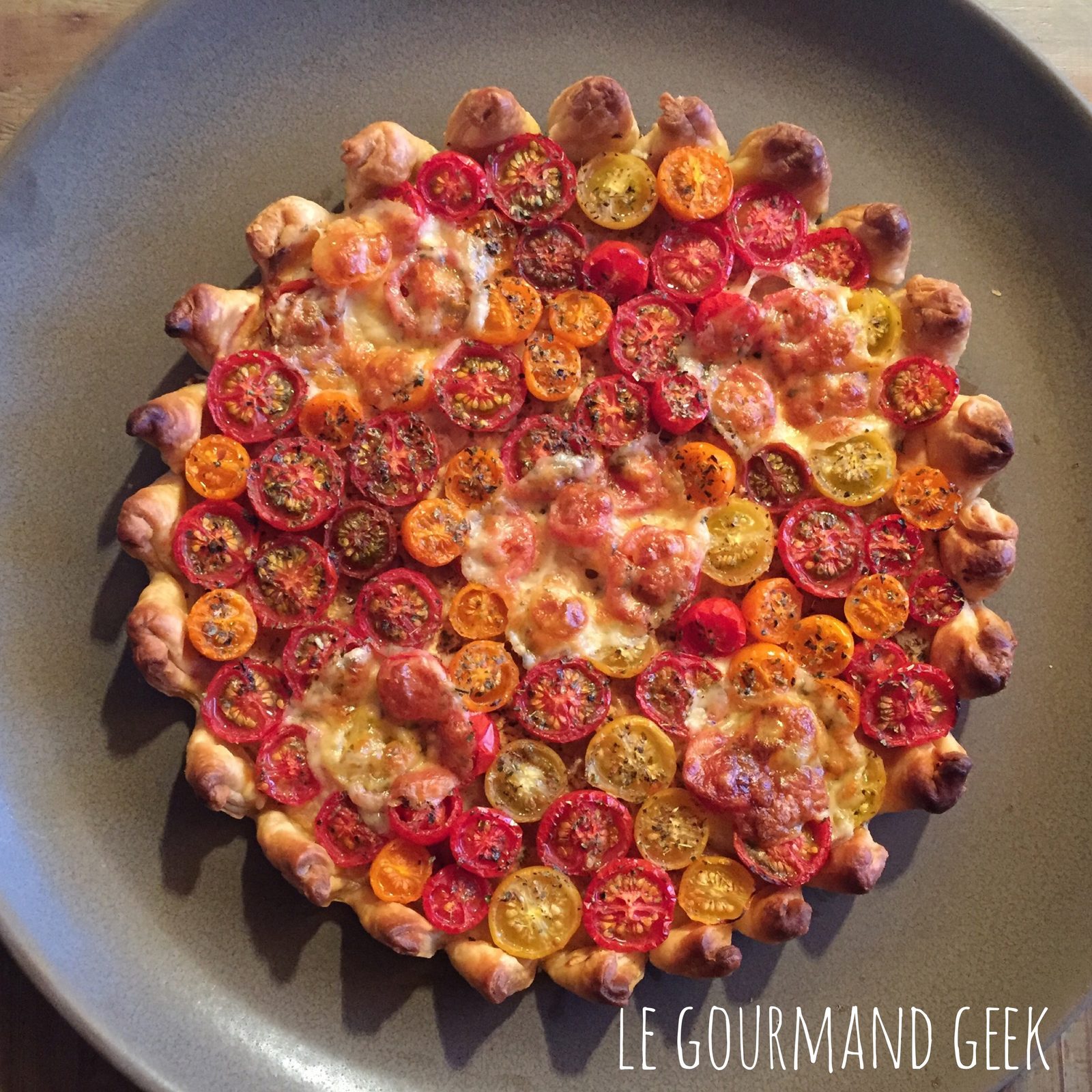 Ma tarte à la tomate ;-)