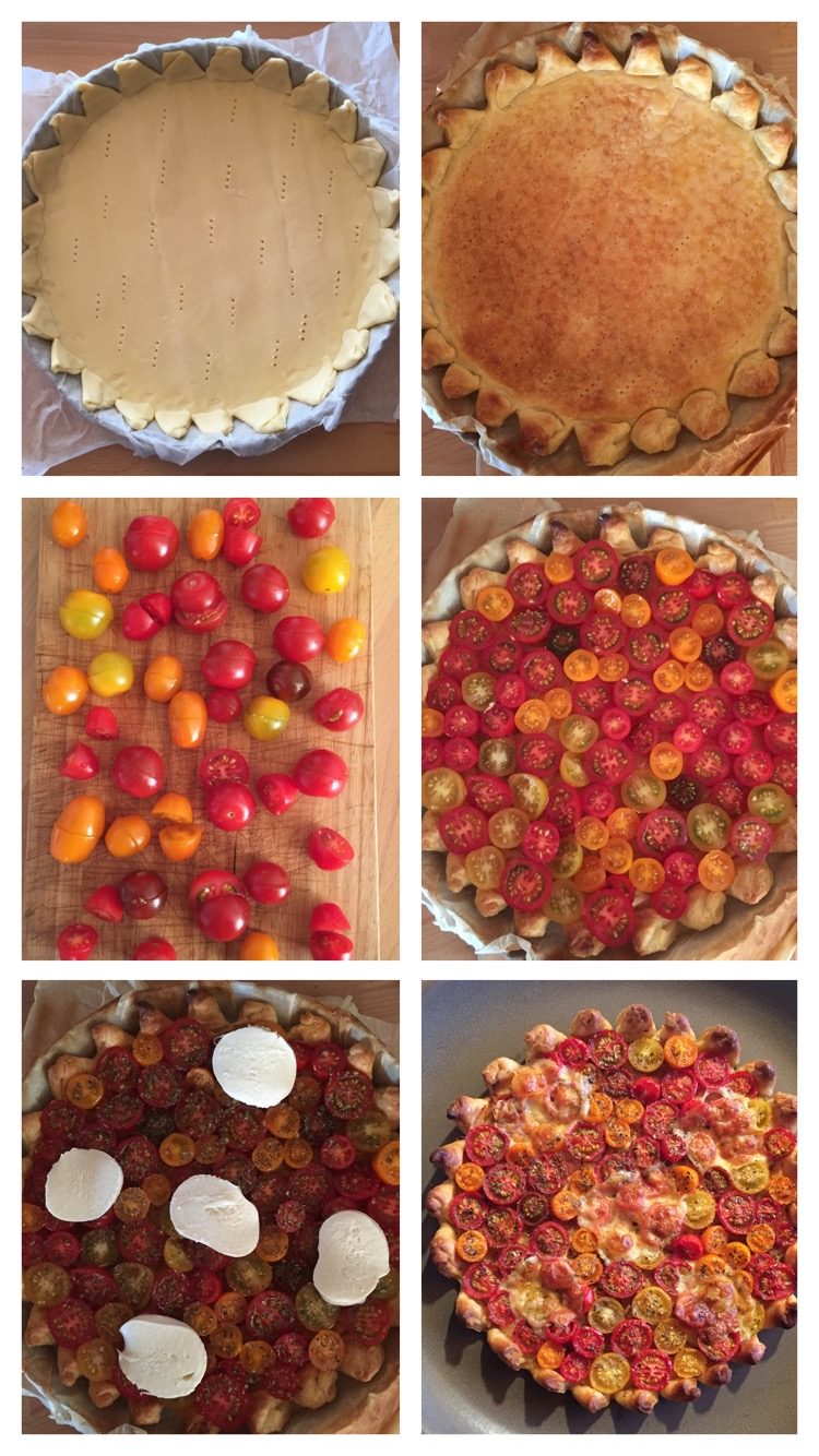 Ma tarte à la tomate ;-)