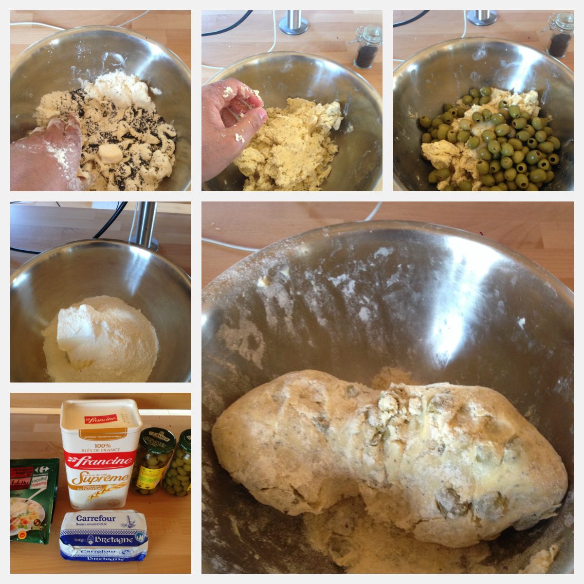 Sablés olives et parmesan
