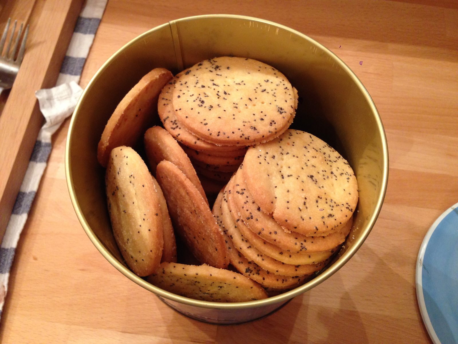 Shortbread beurre salé et pavot