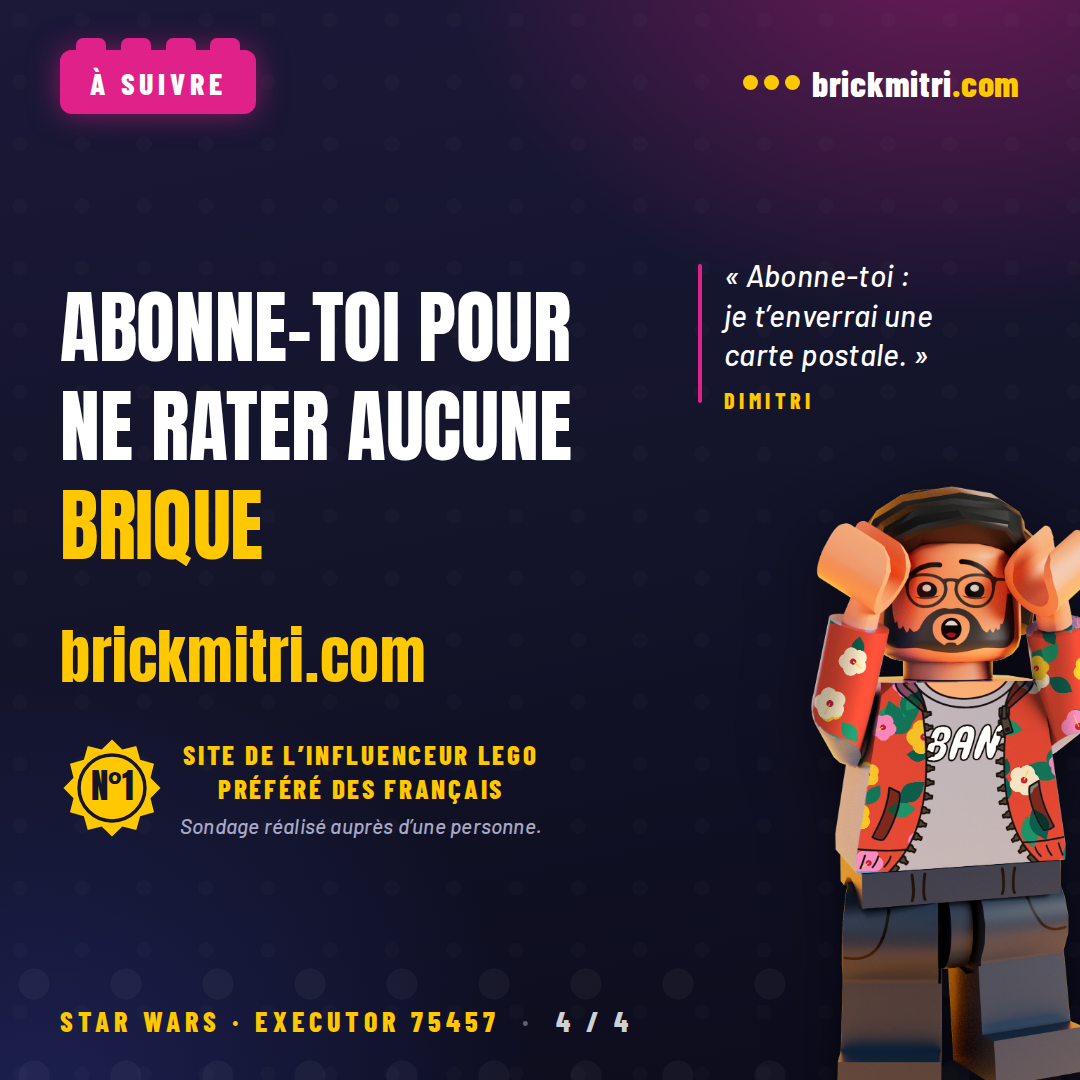 Abonne-toi à Brickmitri pour ne rater aucune actu LEGO.