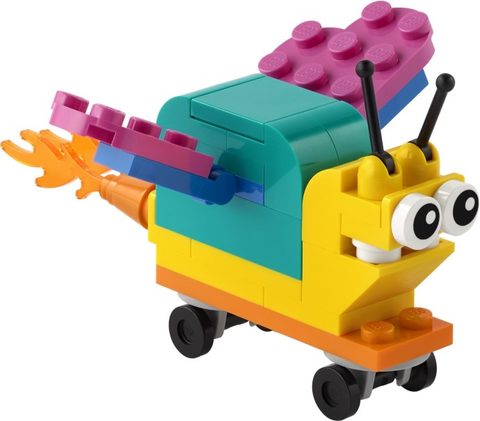 LEGO 30563 Construisez votre propre escargot avec des super-pouvoirs