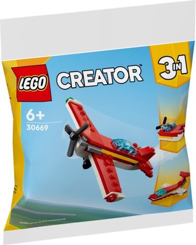 LEGO 30669 L’avion rouge iconique