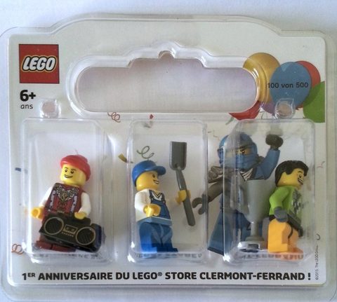 LEGO CLERMONTFERRAND Clermont-Ferrand 1st anniversary Exclusive Minifigure Pack
