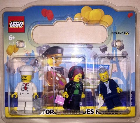 LEGO PARIS Paris Forum Des Halles Exclusive Minifigure Pack