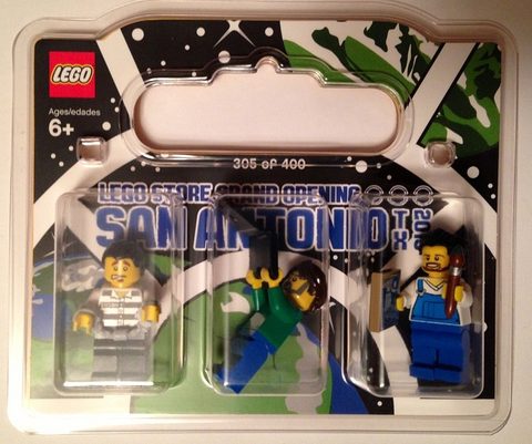 LEGO SANANTONIO San Antonio, Tx, Exclusive Minifigure Pack